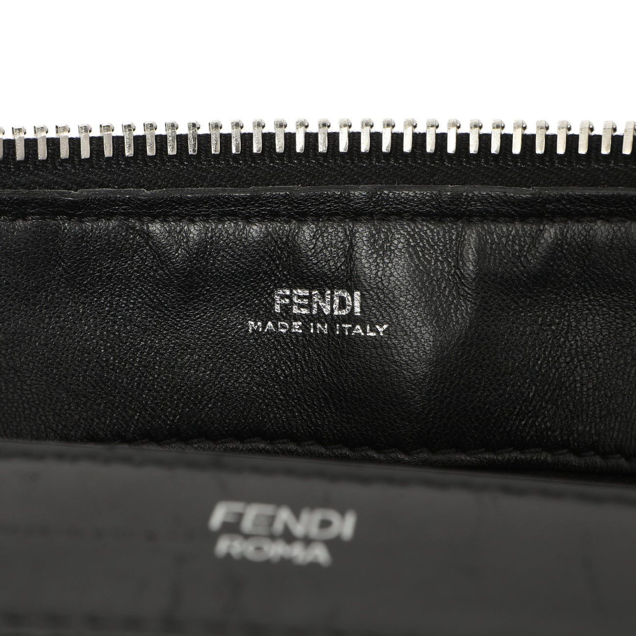 Exclusive Fendi Black Nappa Trapuntata Medium DotCom Click Chain Satchel — Alternate View 10