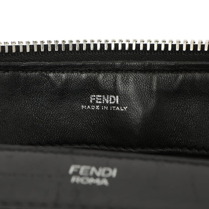 Exclusive Fendi Black Nappa Trapuntata Medium DotCom Click Chain Satchel — Alternate View 10