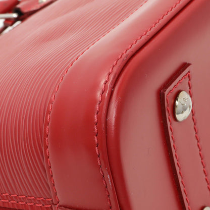 Exclusive Lous Vuitton Red Epi Alma BB — Top View