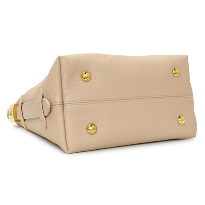 Exclusive Louis Vuitton Walnut Calfskin Low Key Hobo PM — Back View
