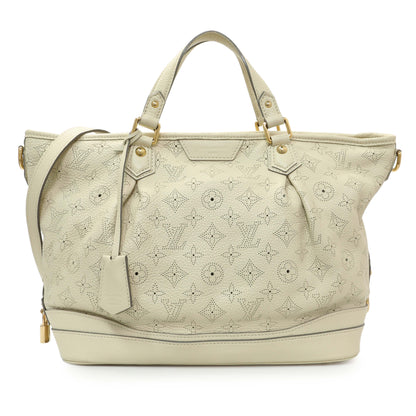 Exclusive Louis Vuitton Ivory Mahina Stellar PM — Front View