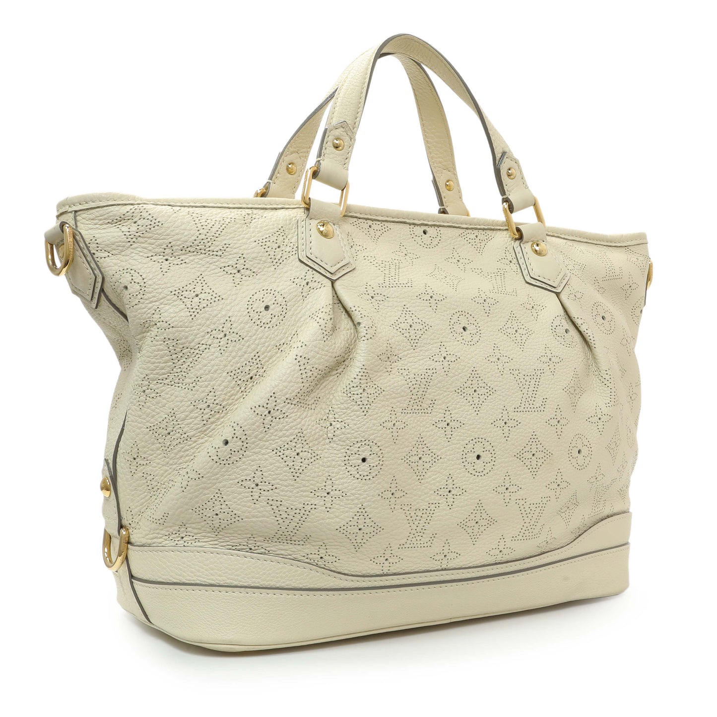 Exclusive Louis Vuitton Ivory Mahina Stellar PM — Side View