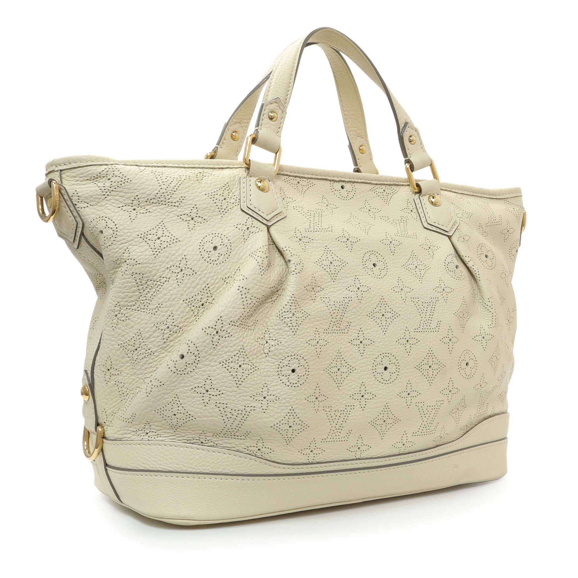 Exclusive Louis Vuitton Ivory Mahina Stellar PM — Side View