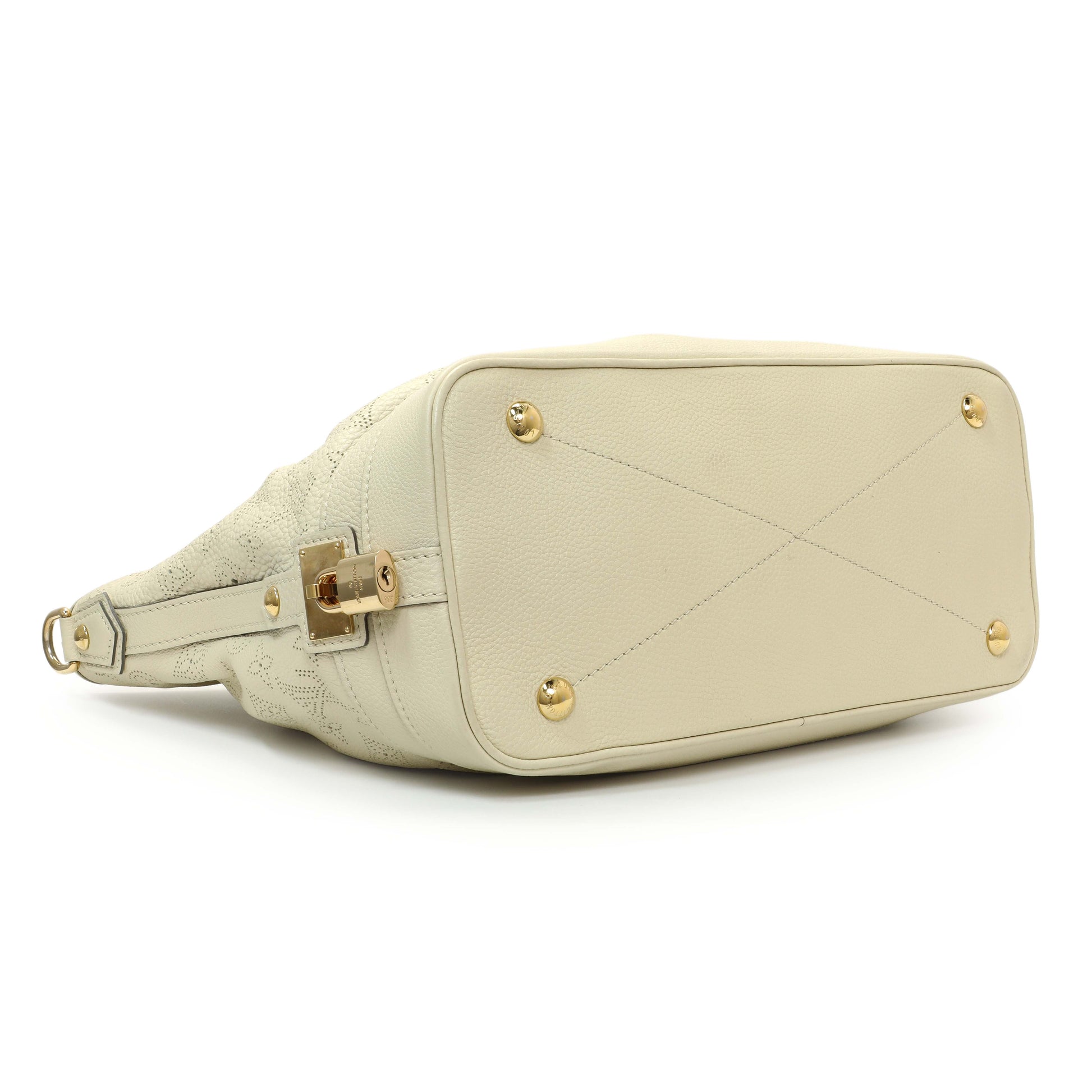 Exclusive Louis Vuitton Ivory Mahina Stellar PM — Back View