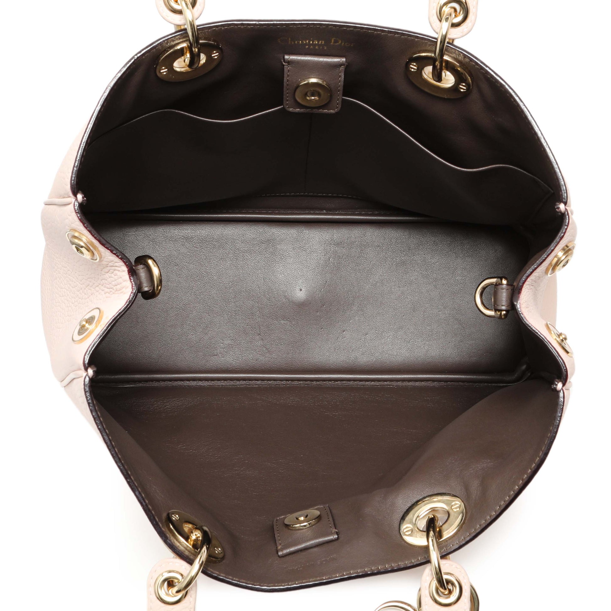 Exclusive Christian Dior Rose Poudre Bullcalf Medium Diorissimo — Alternate View 8