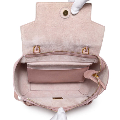 Exclusive Celine Pink Grained Calfskin Micro Belt Bag — Alternate View 8
