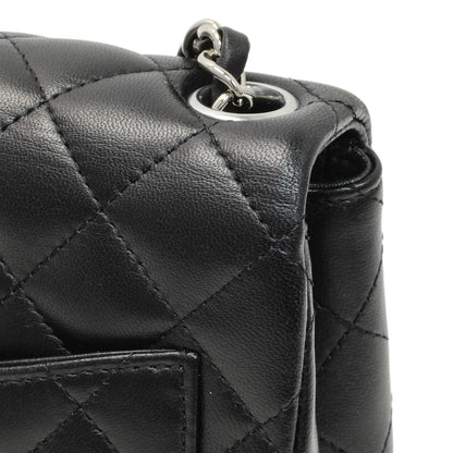 Exclusive Chanel Black Quilted Lambskin Mini Square Flap — Alternate View 9