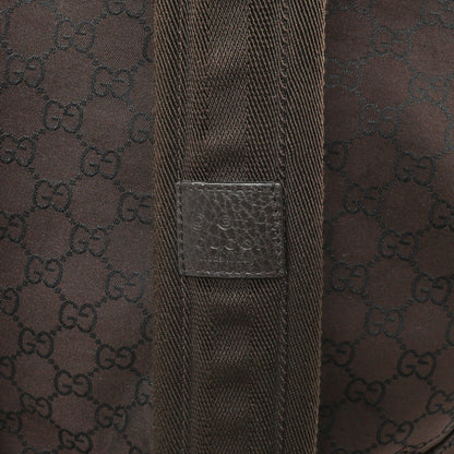 Exclusive Gucci Brown Monogram Nylon Day Backpack — Alternate View 7