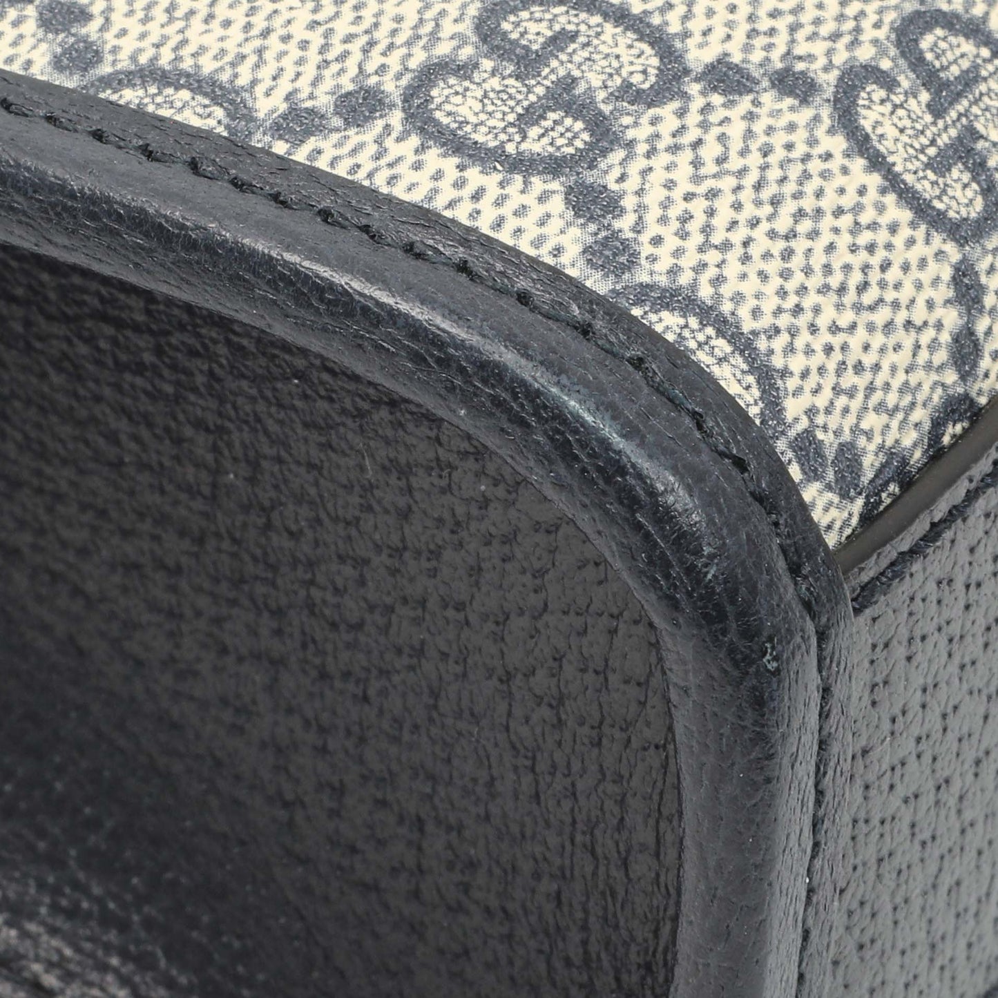 Exclusive Gucci GG Supreme Monogram Textured Dollar Calfskin Mini Retro Interlocking G Tote — Top View