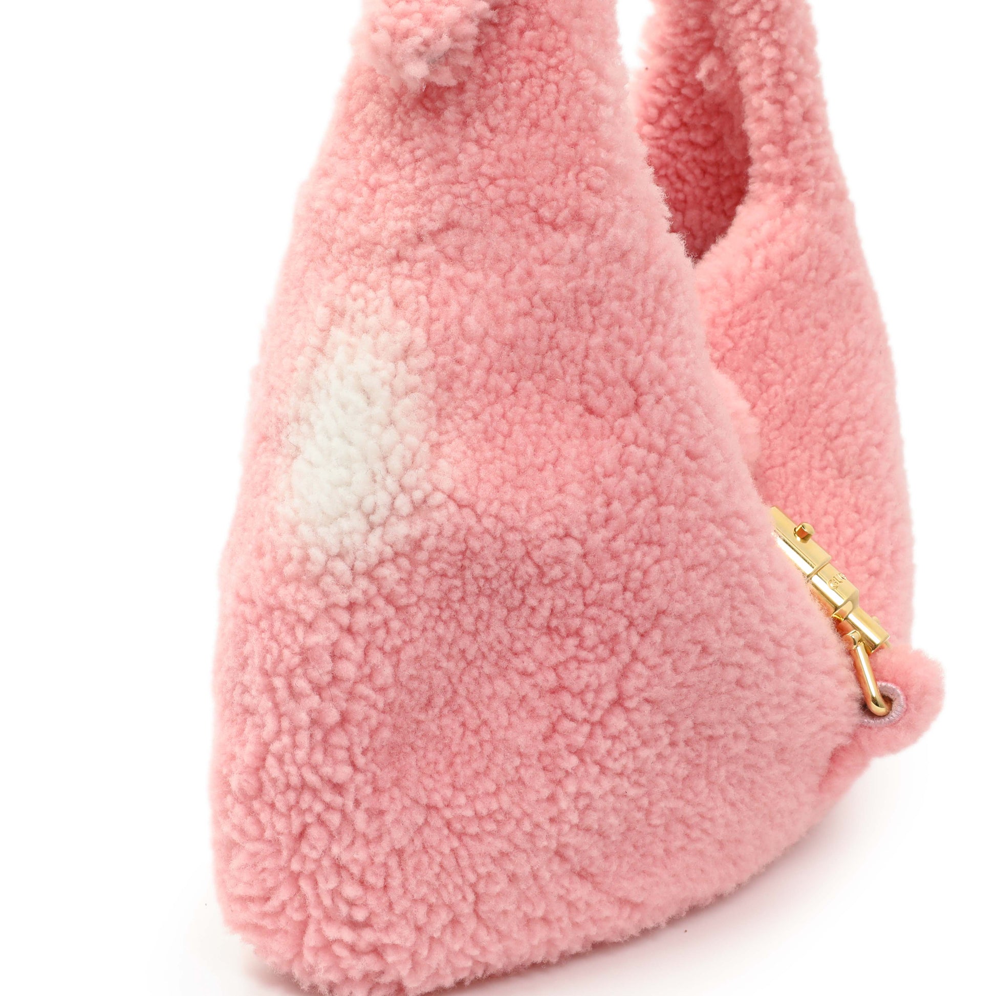 Exclusive Gucci Lotus Pink Shearling Small Jackie 1961 Shoulder Bag — Alternate View 7