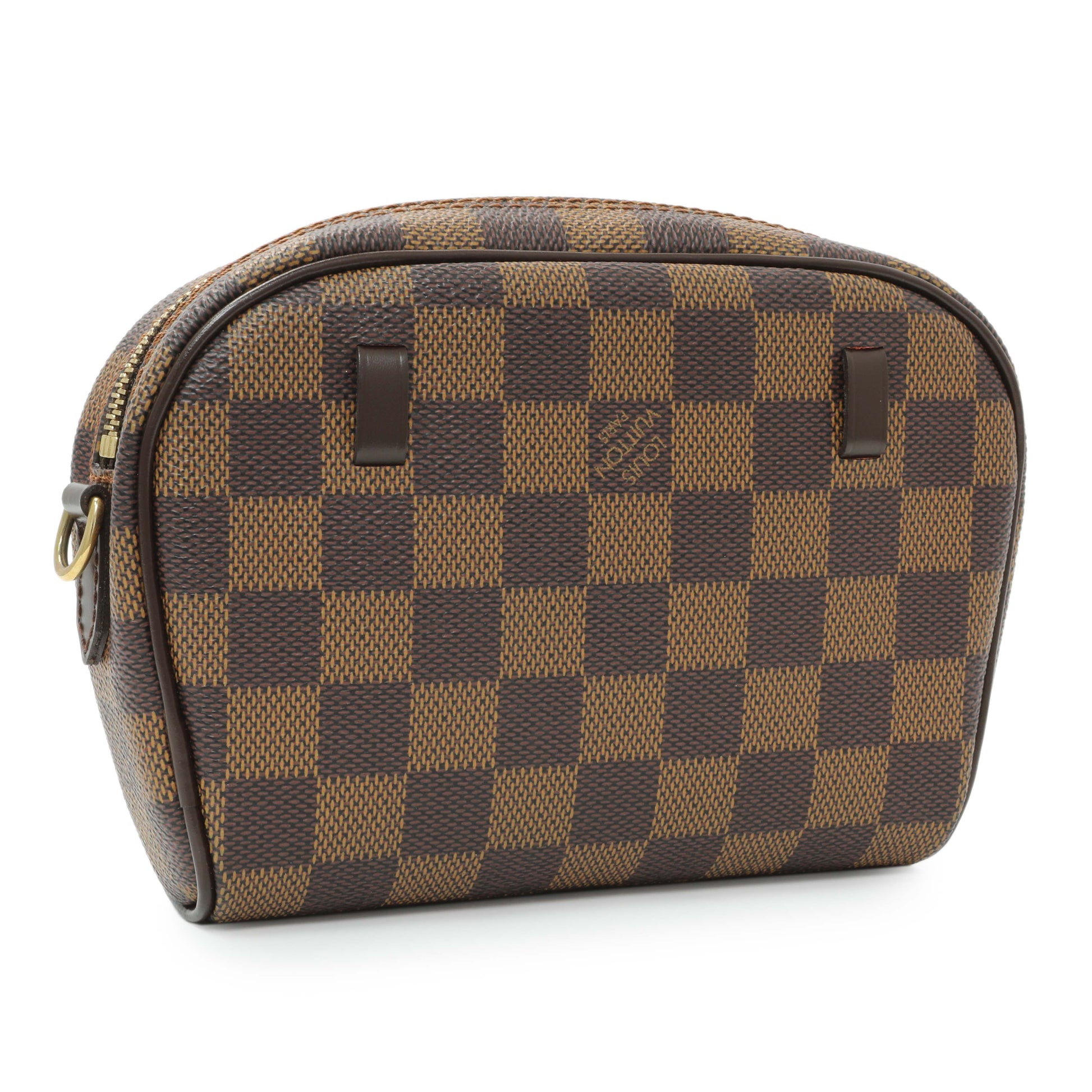 Exclusive Louis Vuitton Damier Ebene Pochette Ipanema — Side View