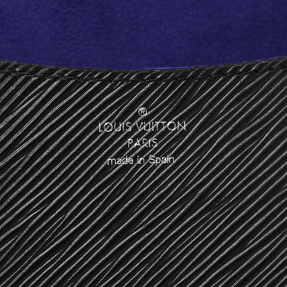 Exclusive Louis Vuitton Black Epi Buci Crossbody — Detail View