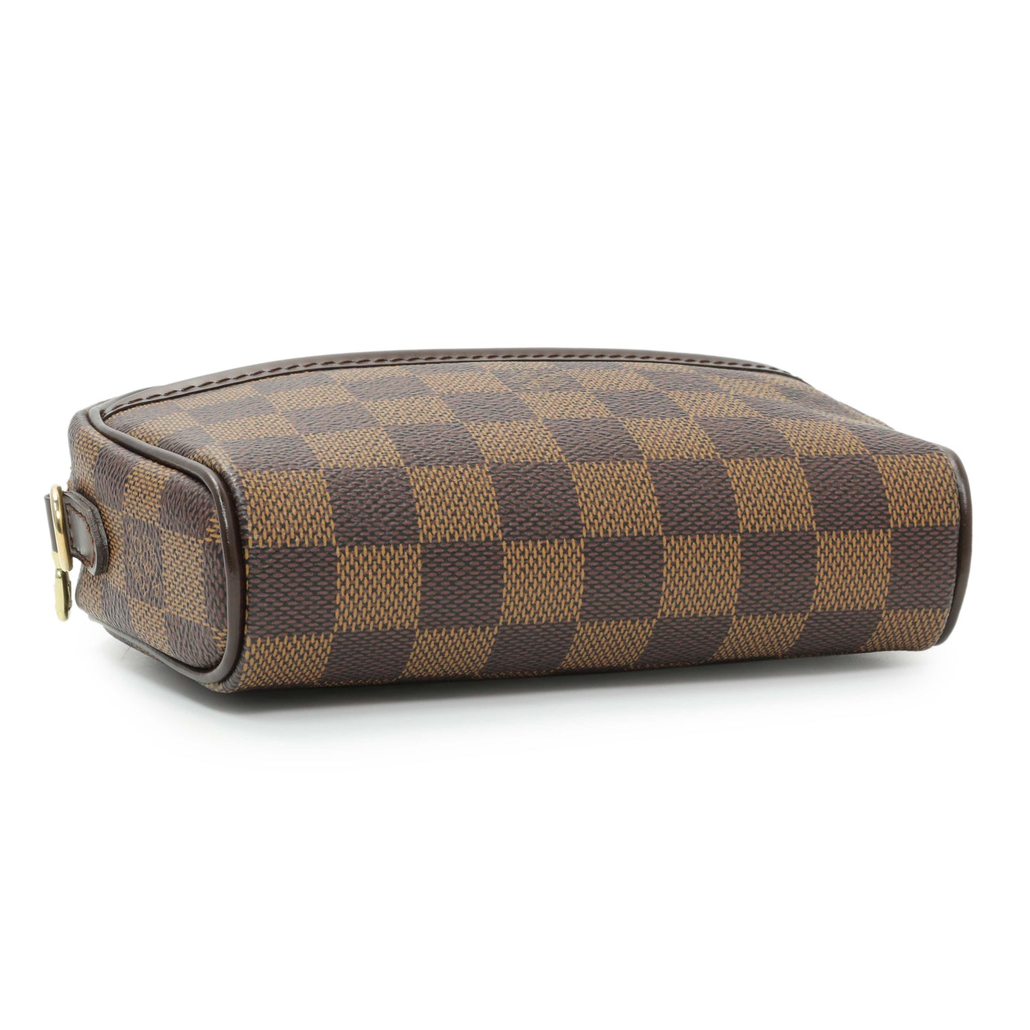 Exclusive Louis Vuitton Damier Ebene Pochette Ipanema — Back View