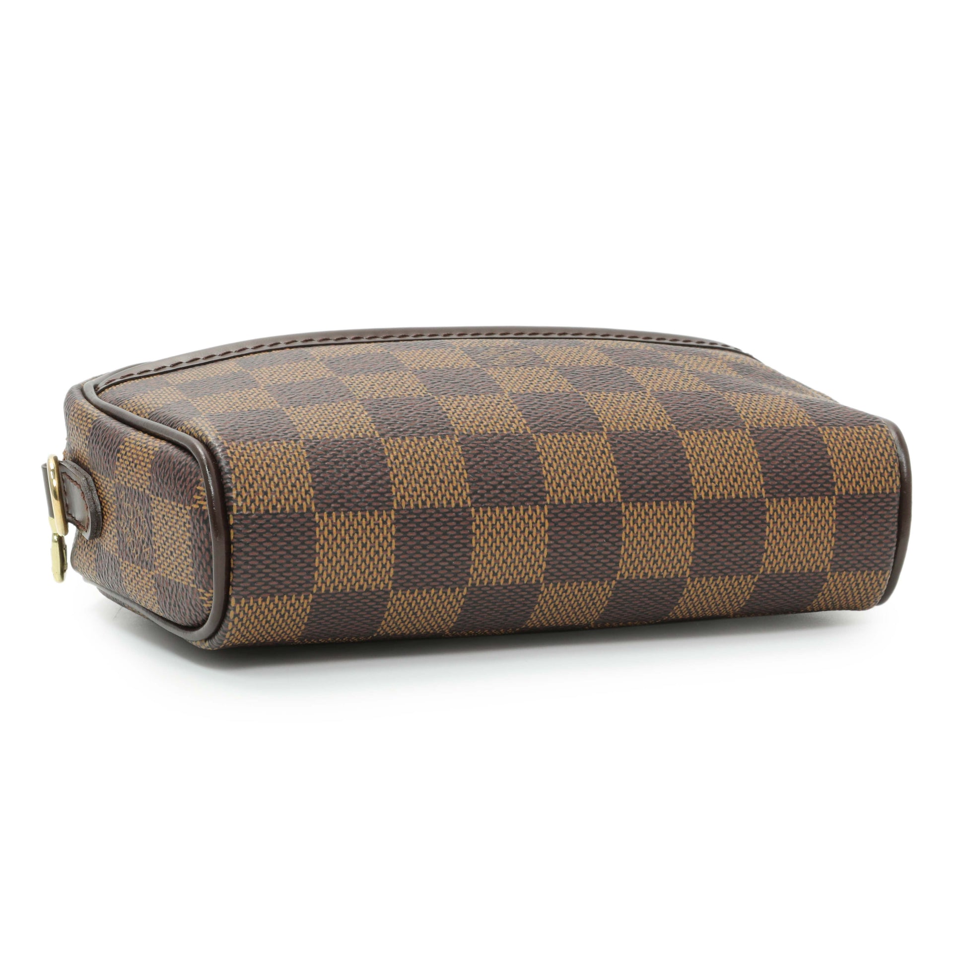 Exclusive Louis Vuitton Damier Ebene Pochette Ipanema — Back View