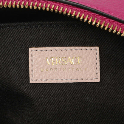 Exclusive Versace Fuchsia Calfskin Small Virtus Camera Bag — Detail View