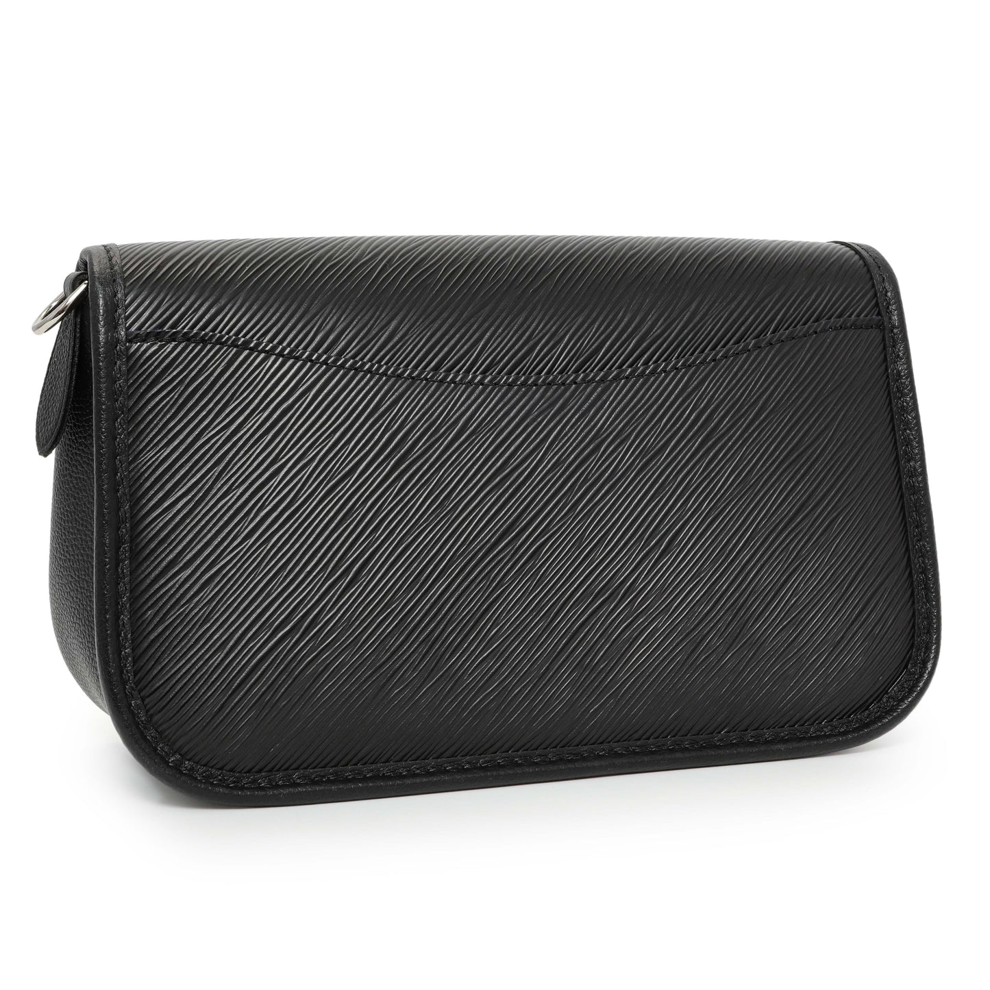 Exclusive Louis Vuitton Black Epi Buci Crossbody — Side View