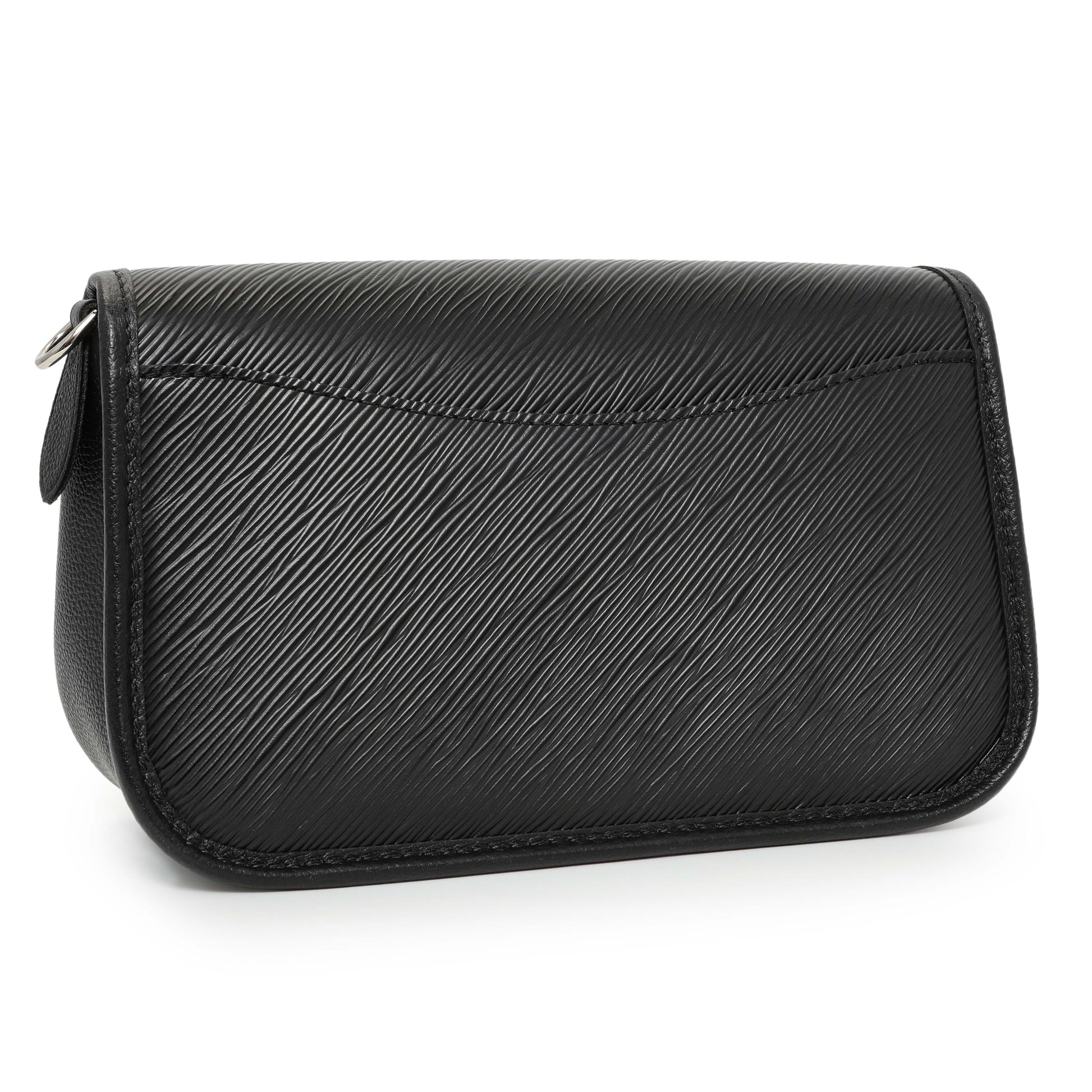 Exclusive Louis Vuitton Black Epi Buci Crossbody — Side View