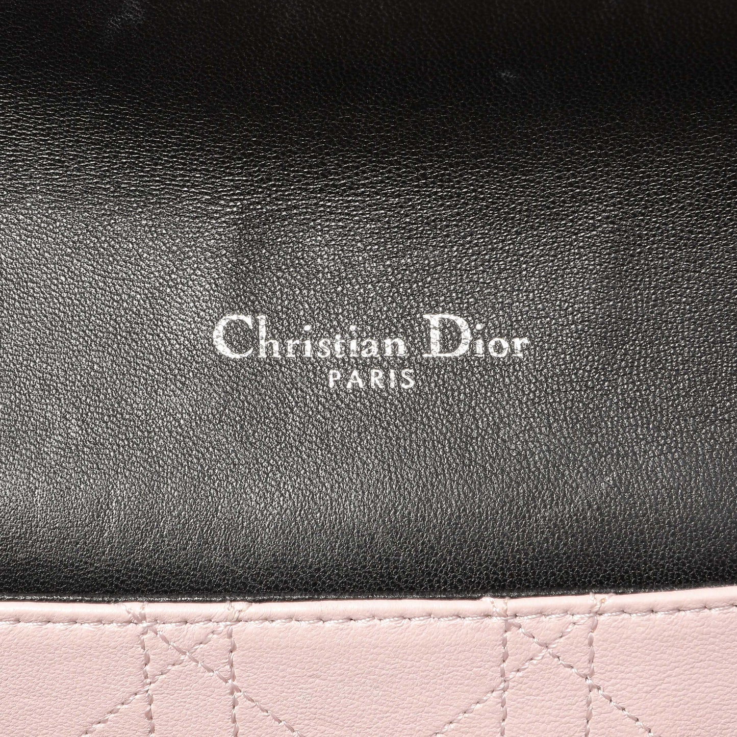 Exclusive Christian Dior Black Lambskin Cannage Medium Miss Dior Flap — Alternate View 9