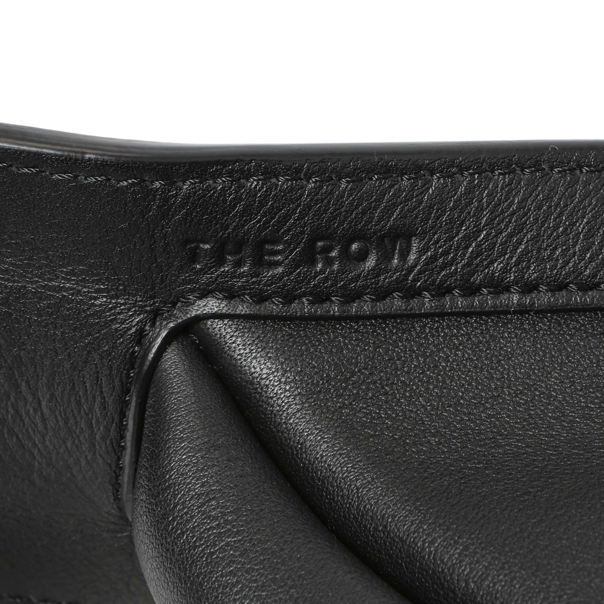 Exclusive The Row Grained Calfskin Small Slouchy Banana Bag — Detail View