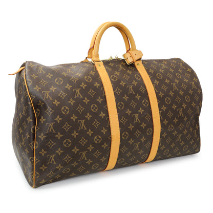 Exclusive Louis Vuitton Monogram Keepall 55 — Side View