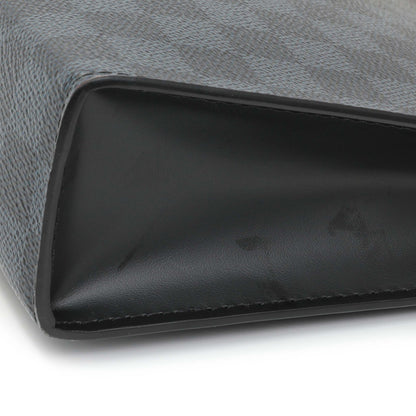 Exclusive Louis Vuitton Damier Cobalt Race Pochette Voyage MM — Lifestyle View