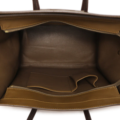 Exclusive Celine Tricolor Smooth Calfskin Mini Luggage Tote — Alternate View 8