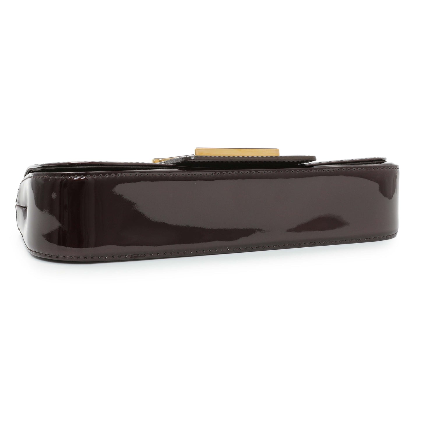 Exclusive Louis Vuitton Amarante Patent Sobe Clutch — Back View