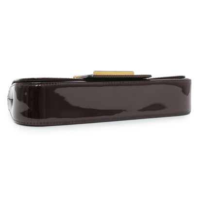 Exclusive Louis Vuitton Amarante Patent Sobe Clutch — Back View