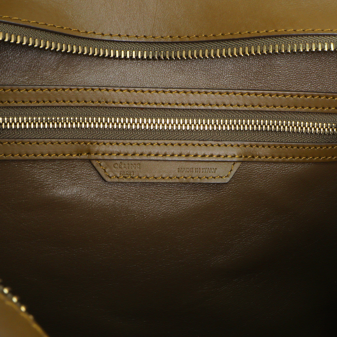 Exclusive Celine Tricolor Smooth Calfskin Mini Luggage Tote — Alternate View 9