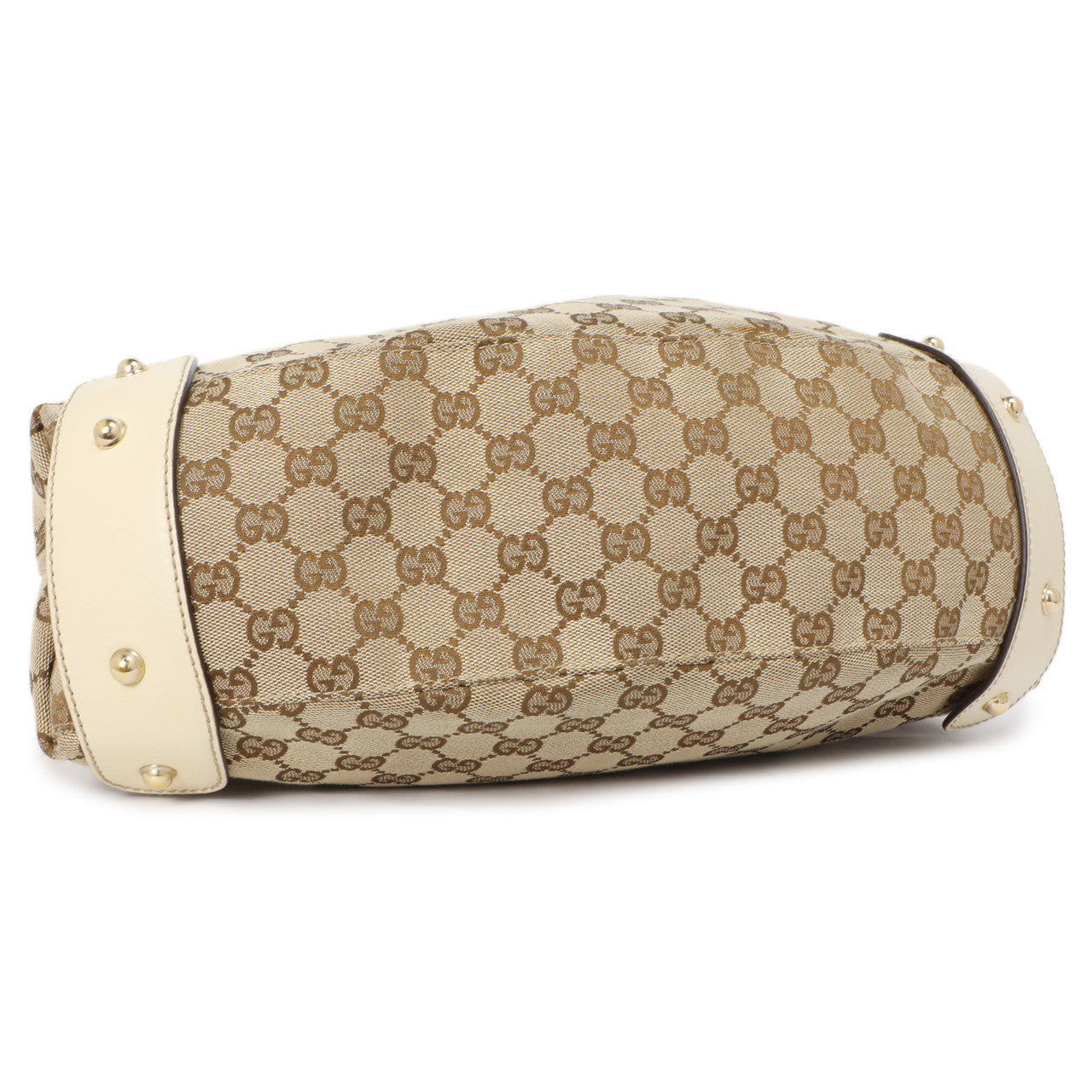 Exclusive Gucci Monogram Canvas Small Pelham Shoulder Bag — Back View