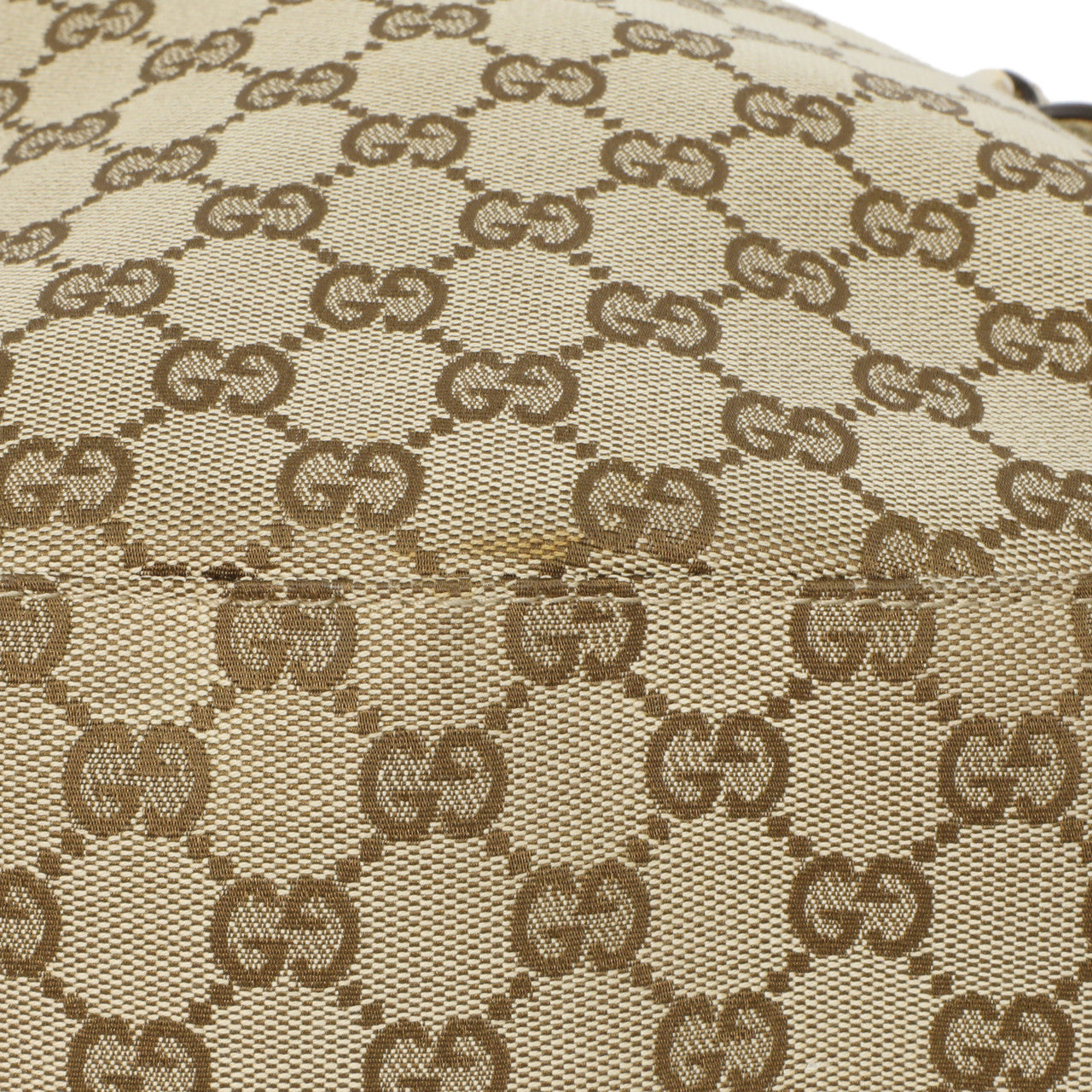 Exclusive Gucci Monogram Canvas Small Pelham Shoulder Bag — Detail View