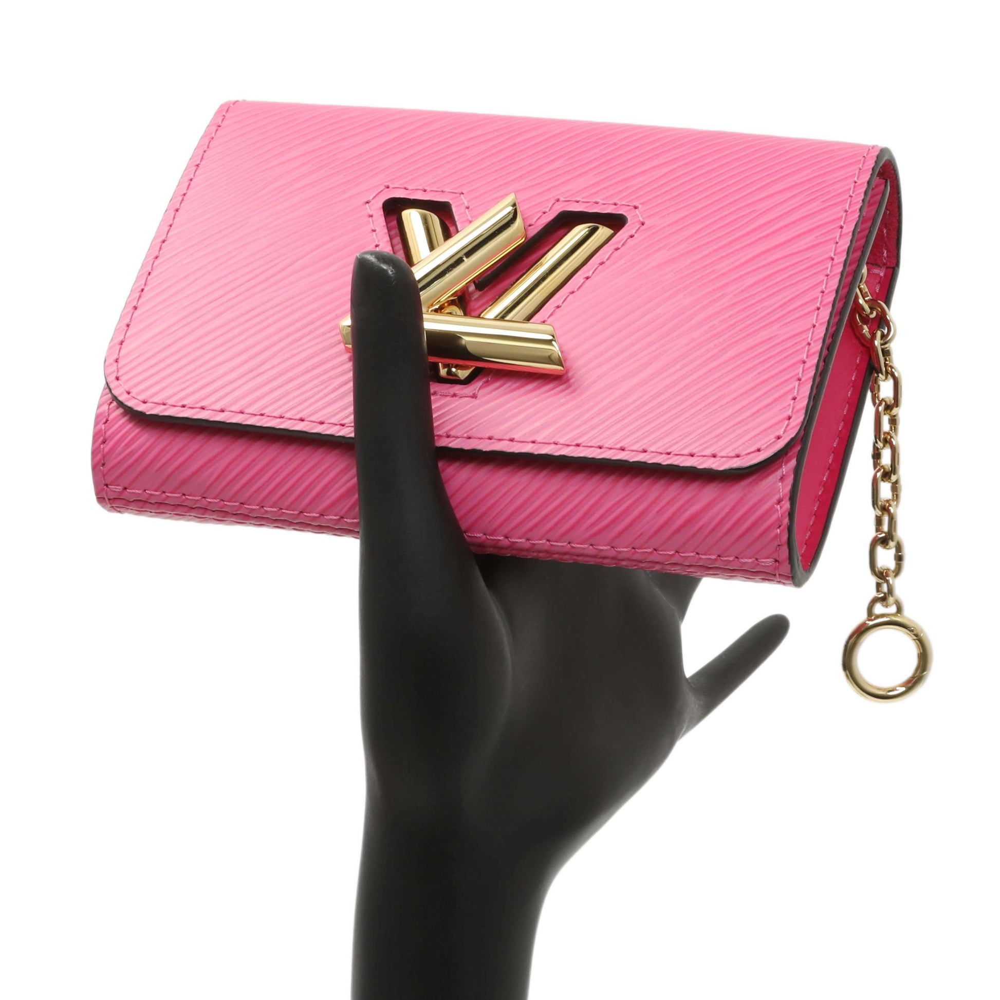 Exclusive Louis Vuitton Pink Epi Twisty Companion Pouch — Lifestyle View