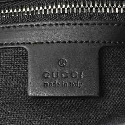 Exclusive Gucci GG Supreme Monogram Web Flat Messenger Bag — Detail View