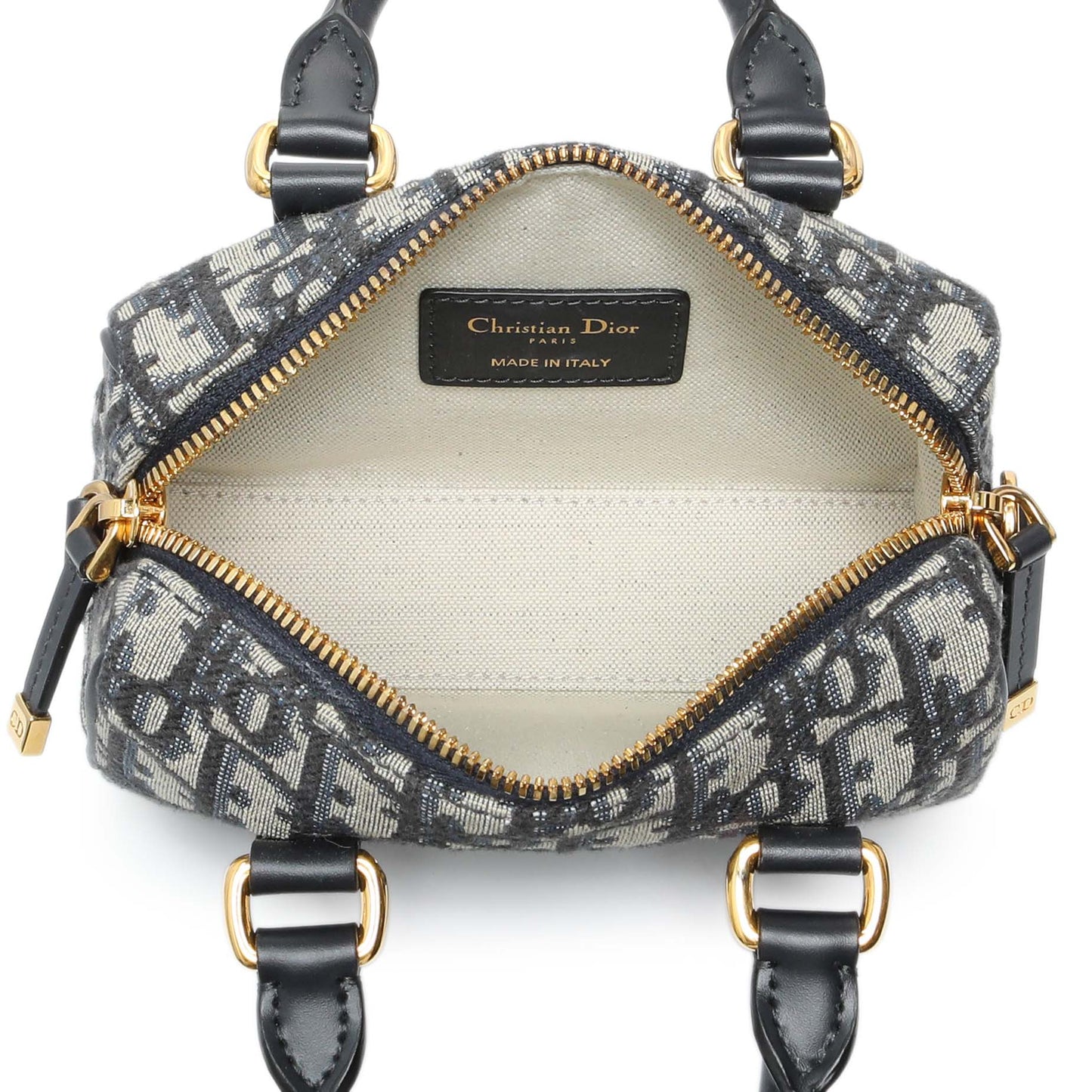 Exclusive Christian Dior Oblique Nano Groove 17 Bag — Top View