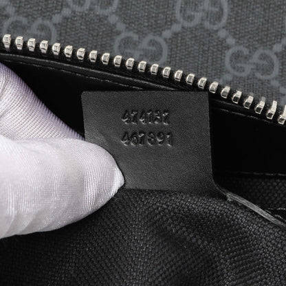 Exclusive Gucci GG Supreme Monogram Web Flat Messenger Bag — Lifestyle View