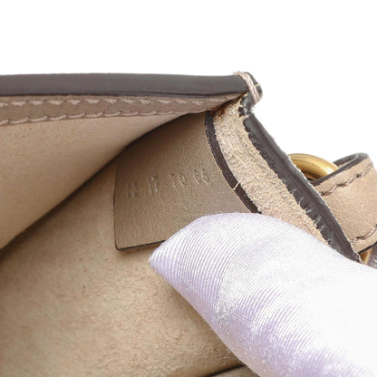 Exclusive Chloe Motty Grey Calfskin Small Nile Bracelet Bag — Lifestyle View