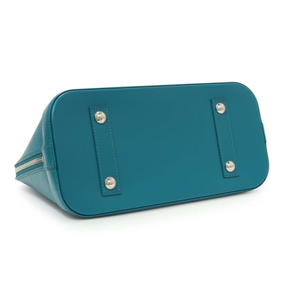 Exclusive Louis Vuitton Teal Epi Alma PM — Back View