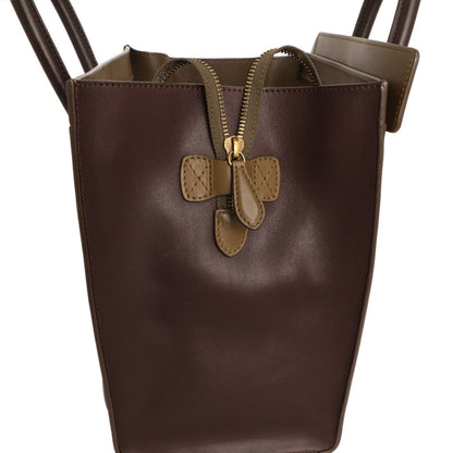 Exclusive Celine Tricolor Smooth Calfskin Mini Luggage Tote — Alternate View 11