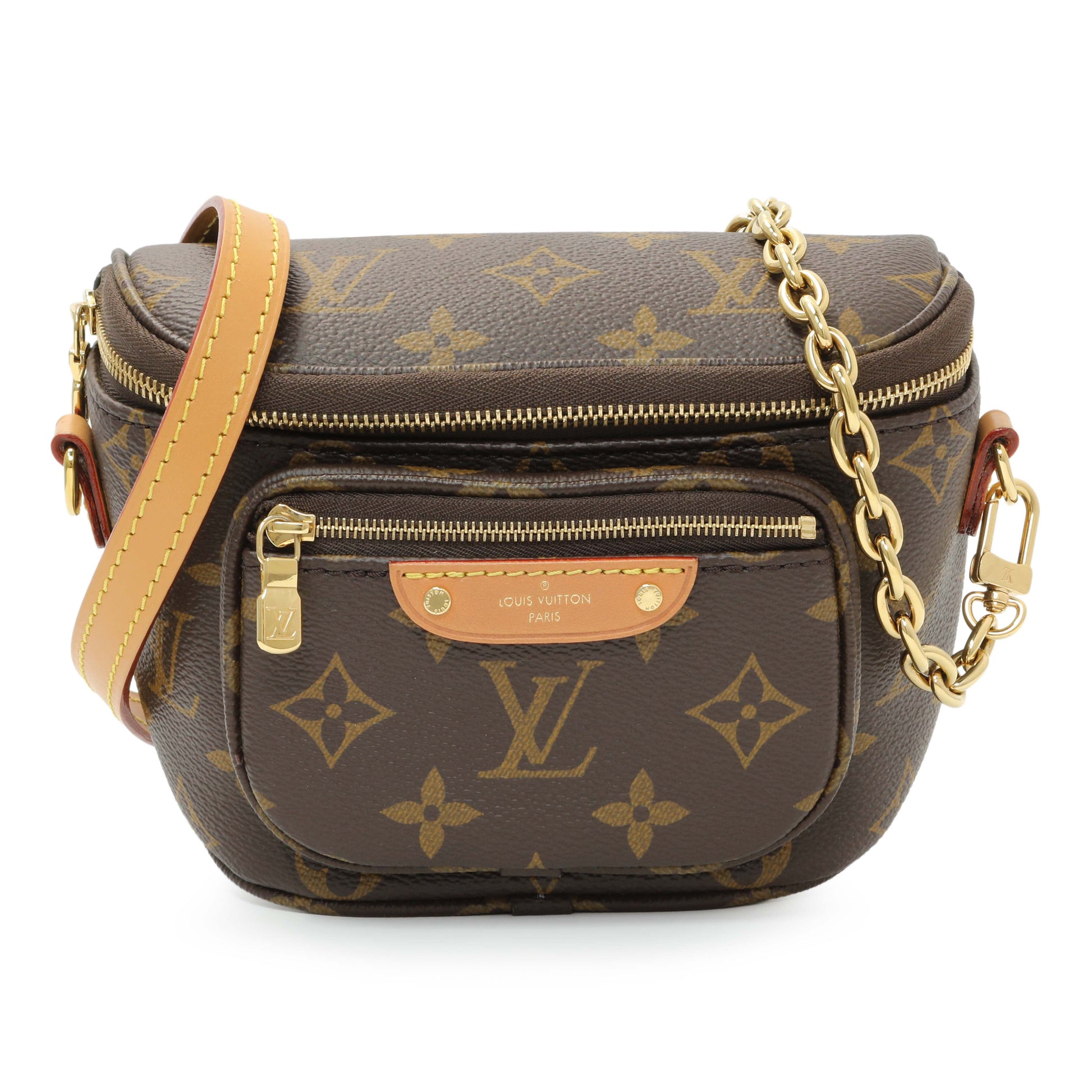 Exclusive Louis Vuitton Monogram Mini Bumbag — Front View