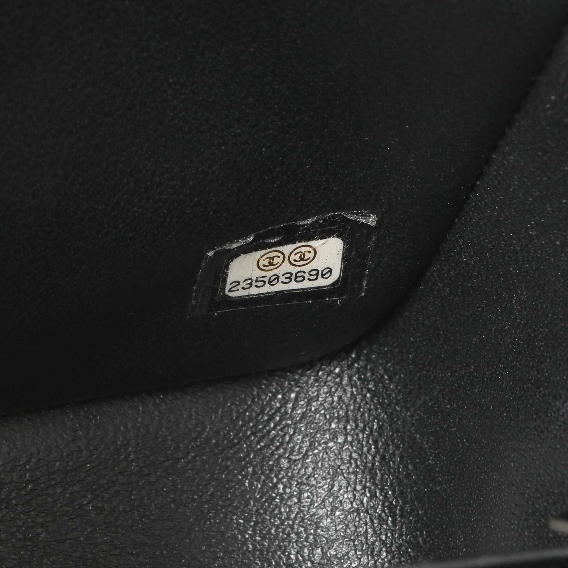 Exclusive Chanel Black Quilted Lambskin Mini Square Flap — Alternate View 12