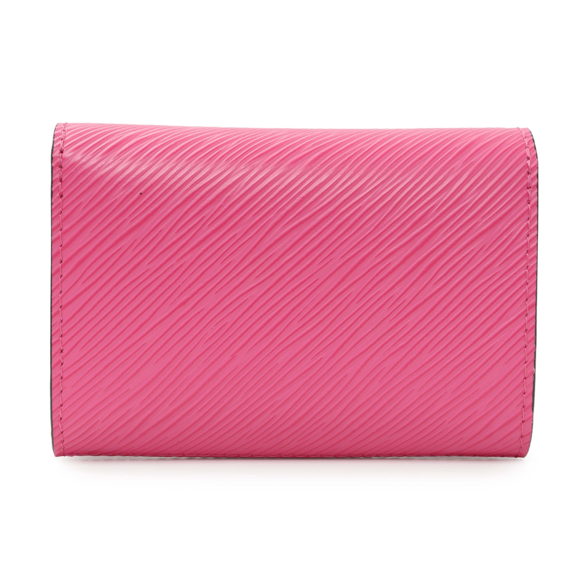 Exclusive Louis Vuitton Pink Epi Twisty Companion Pouch — Side View
