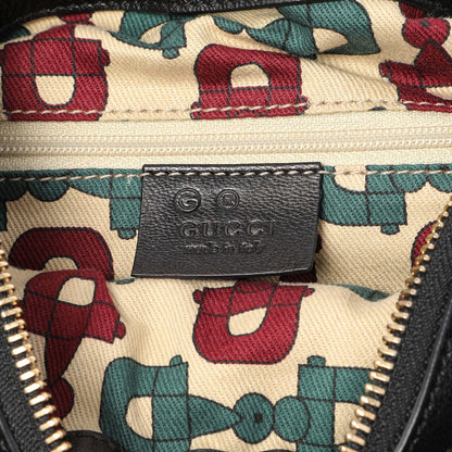 Exclusive Gucci Guccissima Half Moon Bamboo Ring Hobo — Detail View