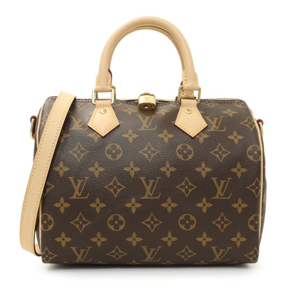 Exclusive Louis Vuitton Monogram Speedy Bandouliere 25 — Front View