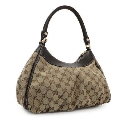 Exclusive Gucci Monogram Abbey D Ring Hobo — Side View