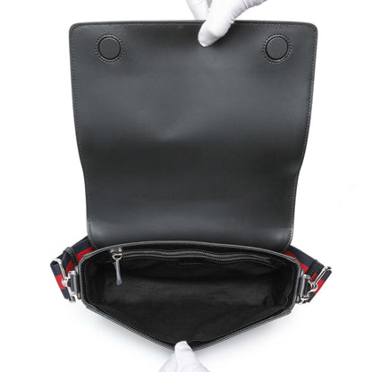 Exclusive Gucci Black GG Supreme Monogram Medium Crossbody Messenger — Alternate View 8