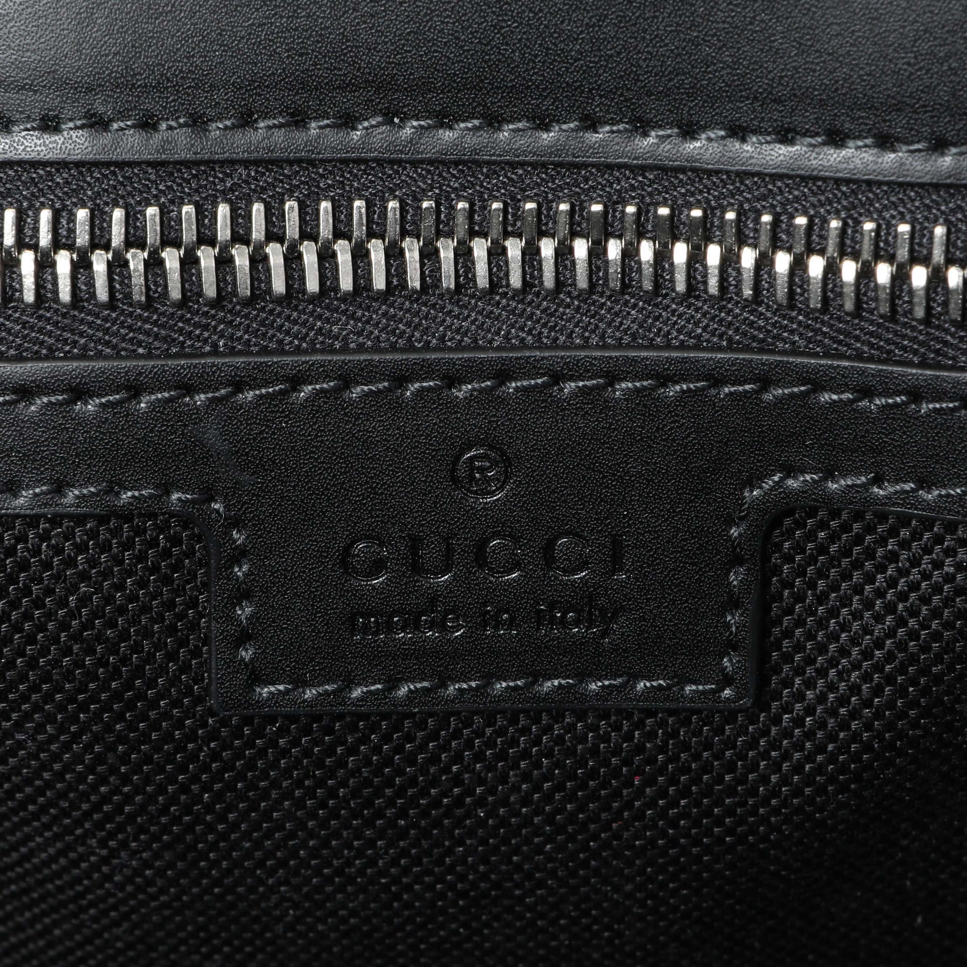 Exclusive Gucci Black GG Supreme Monogram Medium Crossbody Messenger — Alternate View 9