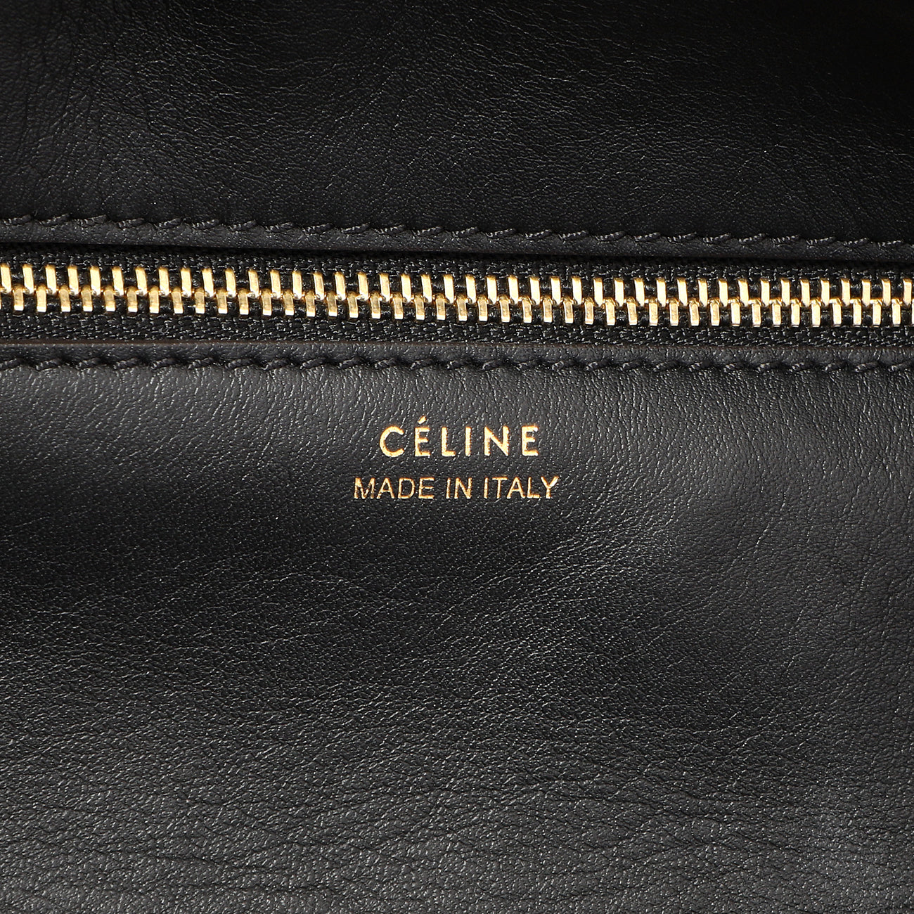 Exclusive Celine Navy Crocodile Embossed Nubuck Calfskin Small Tie Knot Tote — Detail View