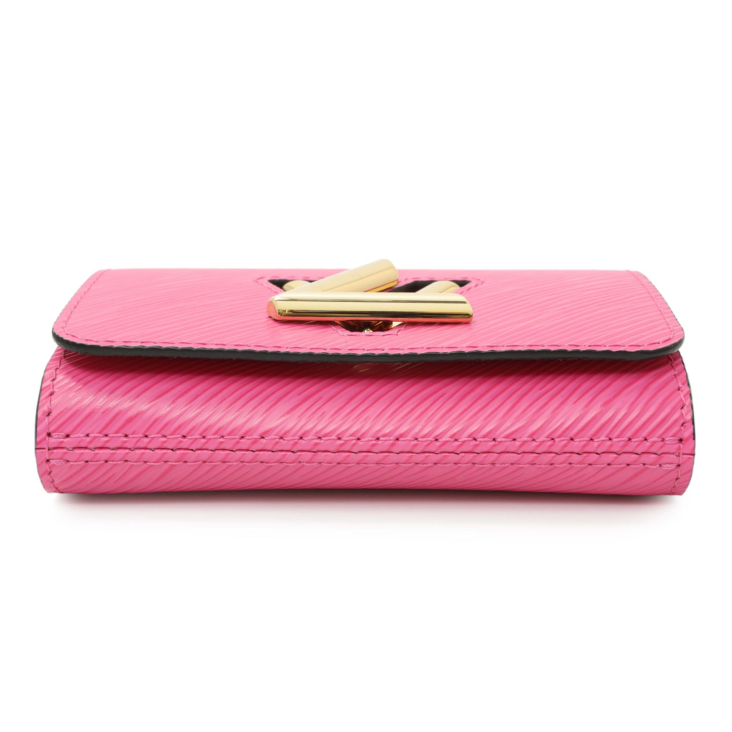 Exclusive Louis Vuitton Pink Epi Twisty Companion Pouch — Back View