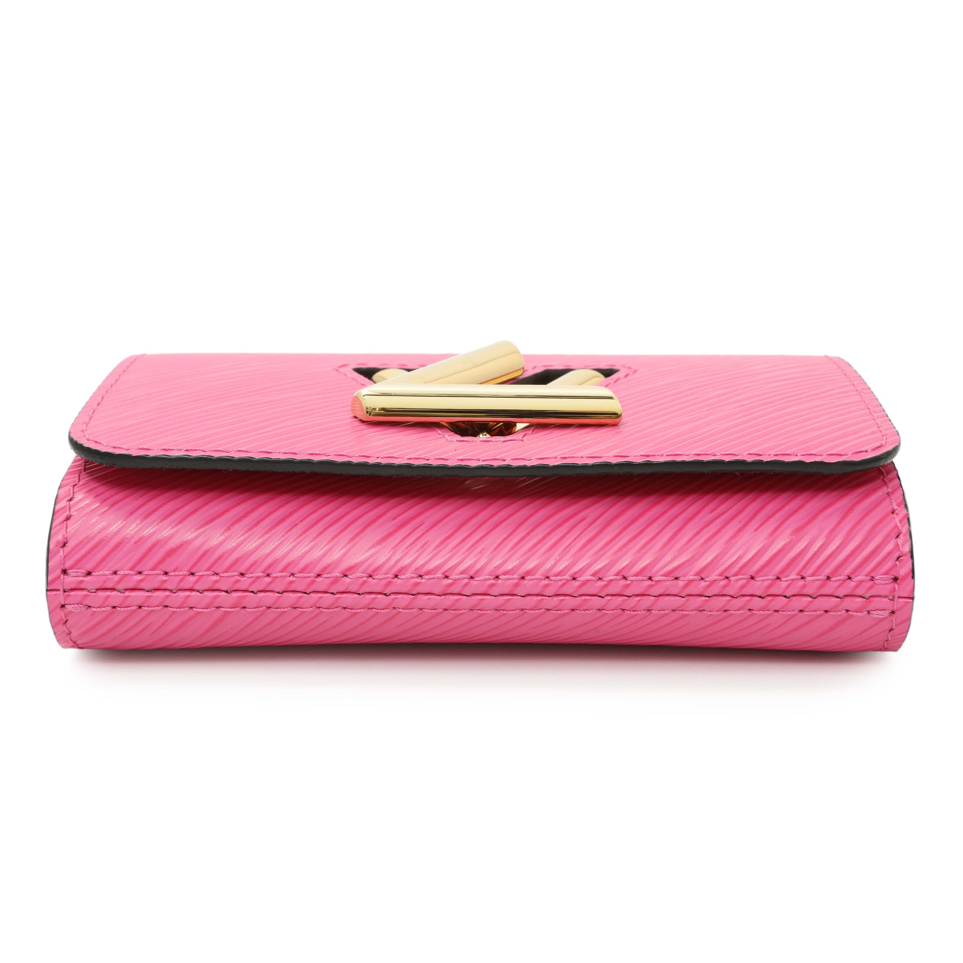 Exclusive Louis Vuitton Pink Epi Twisty Companion Pouch — Back View