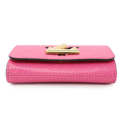 Exclusive Louis Vuitton Pink Epi Twisty Companion Pouch — Back View